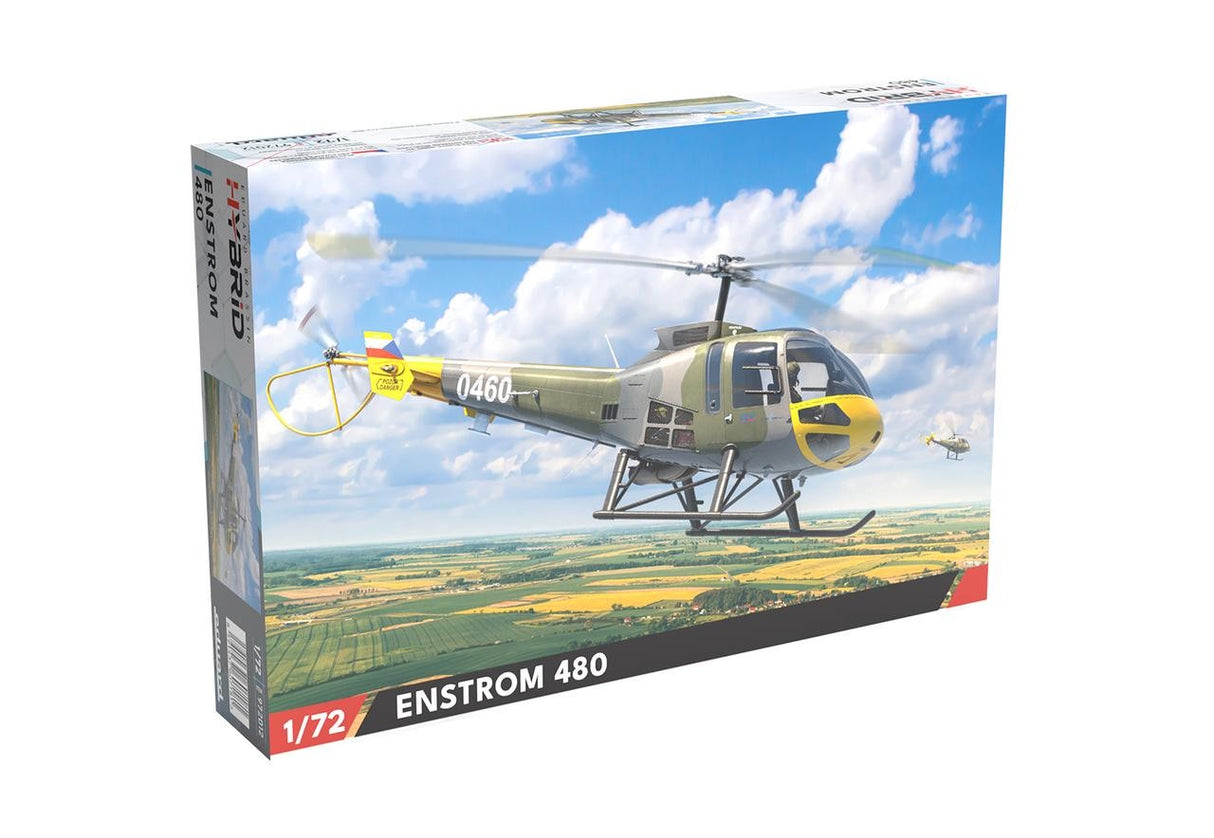 Eduard 1/72 Eduard Enstrom 480 Helicopter Hybrid Plastic Model Kit #972012