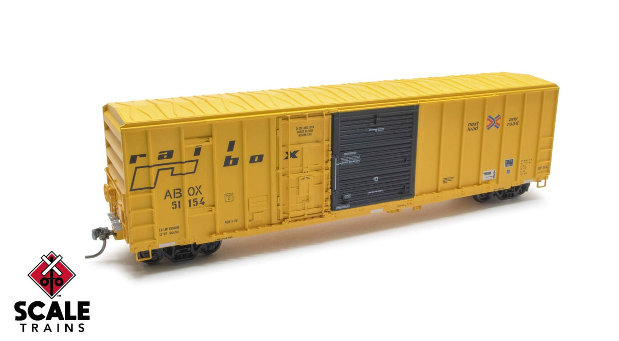 ExactRail Evolution HO Scale FMC 5277 Combo Door Boxcar, Railbox/Repaint/Operation Lifesaver/ABOX #51154 / 51154 /