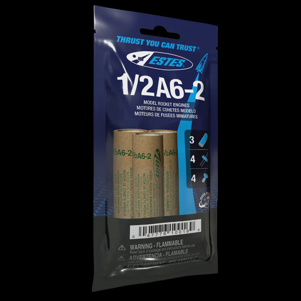 Estes 10016 1/2A6-2 Engines (3)