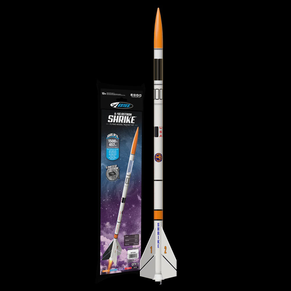 Estes 1246 K-46 Astron Shrike Advanced Model Rocket Kit