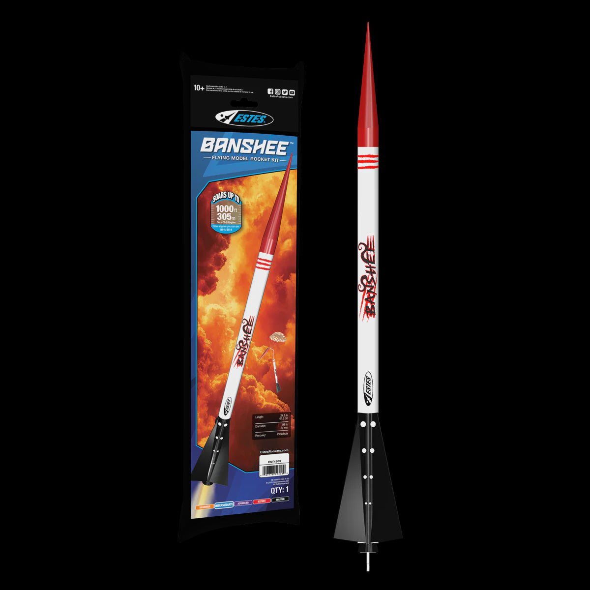 Estes 1303 Banshee Model Rocket Kit