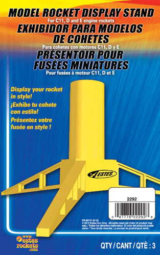 Estes C11/D/E Engine Model Rocket Display Stand - EST2292