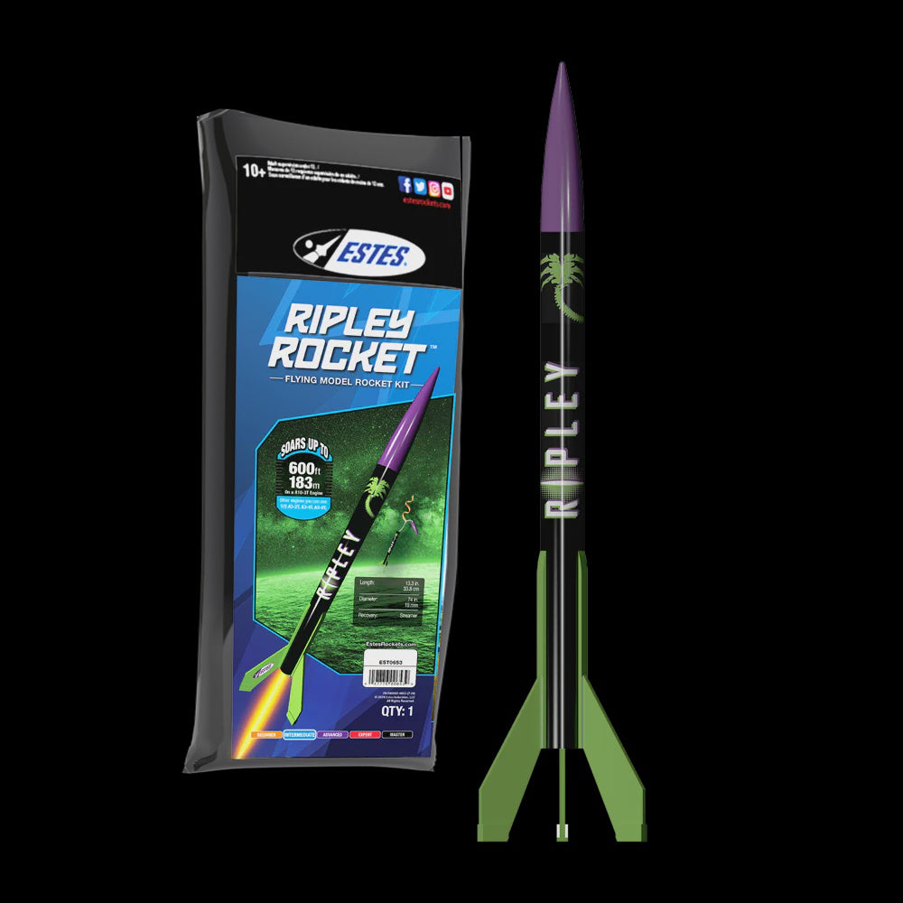 Estes 0653 Ripley Model Rocket Kit - Intermediate – Hiawatha