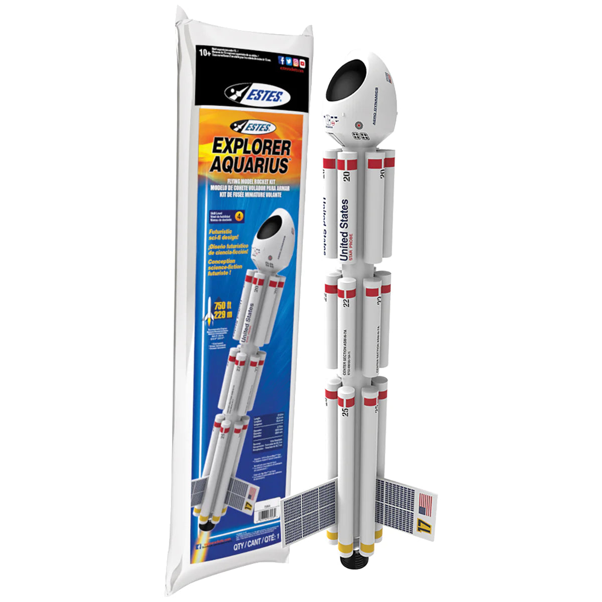 Estes Explorer Aquarius kit skill level 4 - EST7253