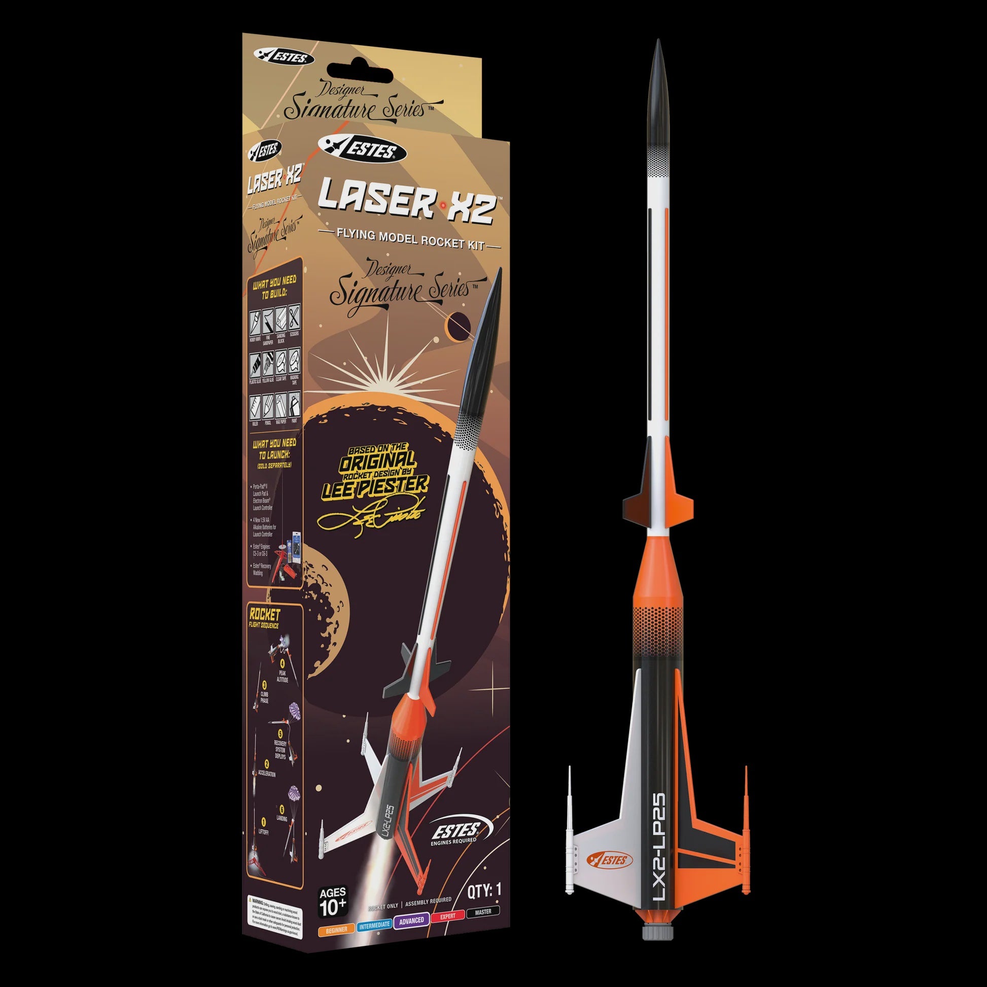 Estes 7320 Laser X2 Model Rocket Kit – Hiawatha Hobbies LLC