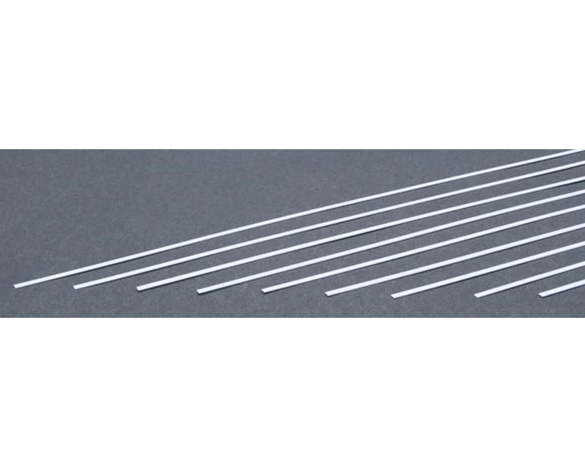 Evergreen Styrene Strip .010" Thick - 14" Long; pkg(10) -- x. 080"