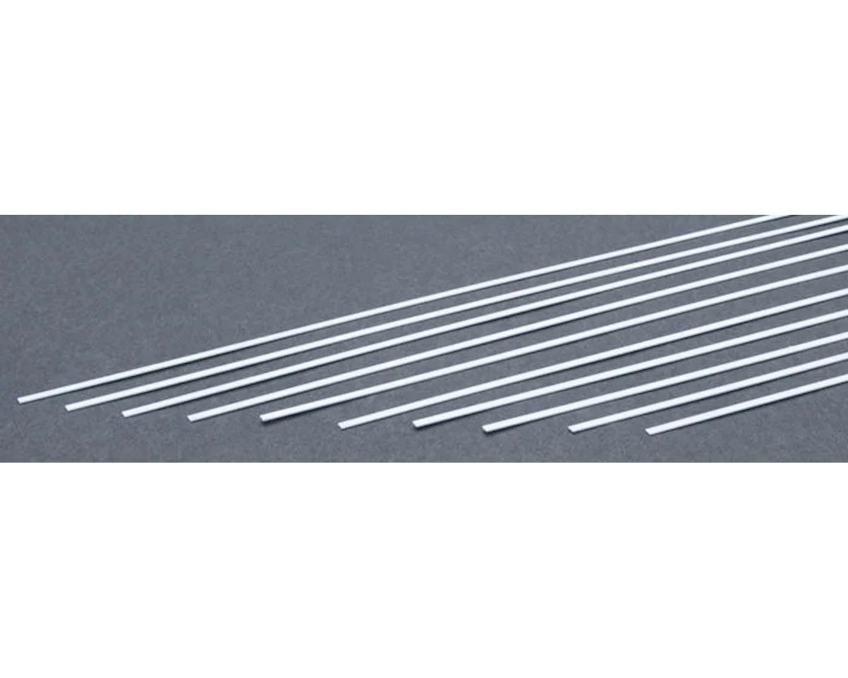 Evergreen Styrene Strip .030" Thick - 14" Long; pkg(10) -- x .030"
