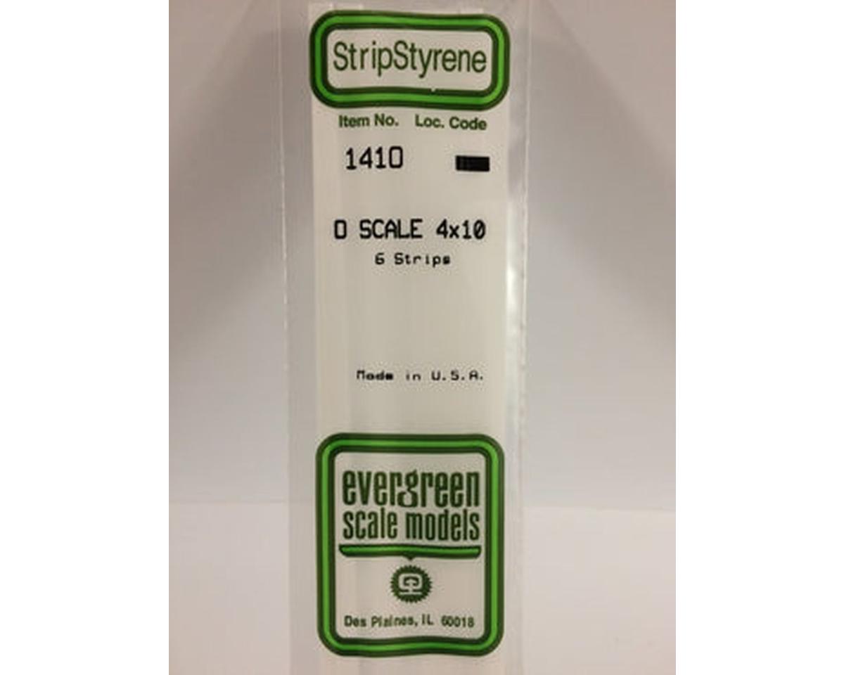 Evergreen Styrene Strips -- 4 x 10"