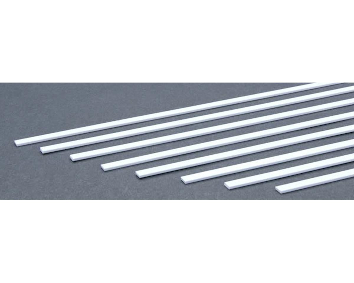 Evergreen Styrene Strip .060" Thick - 14" Long -- x .250" pkg(8)