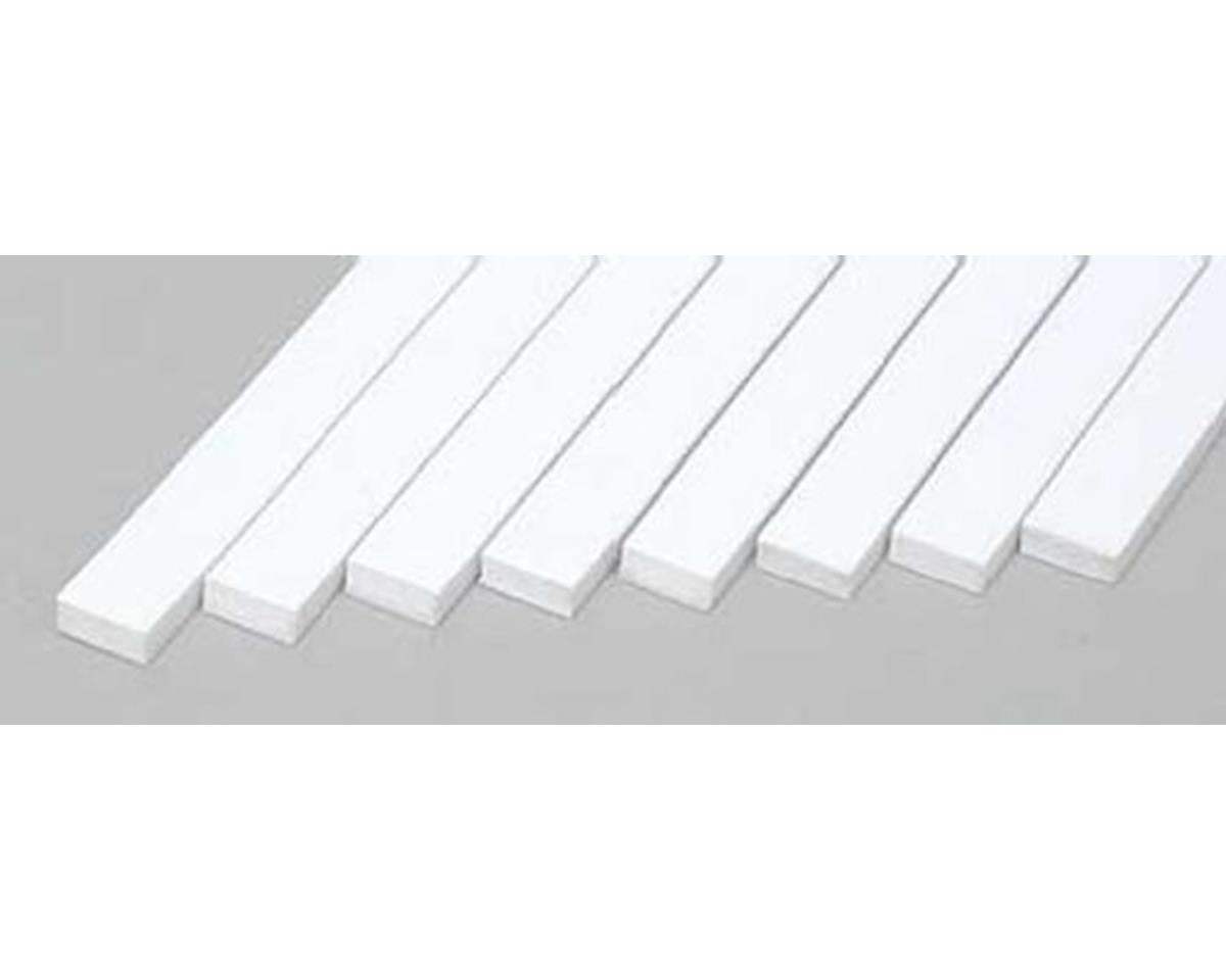 Evergreen Styrene Strip .080" Thick - 14" Long -- x .188" pkg(8)