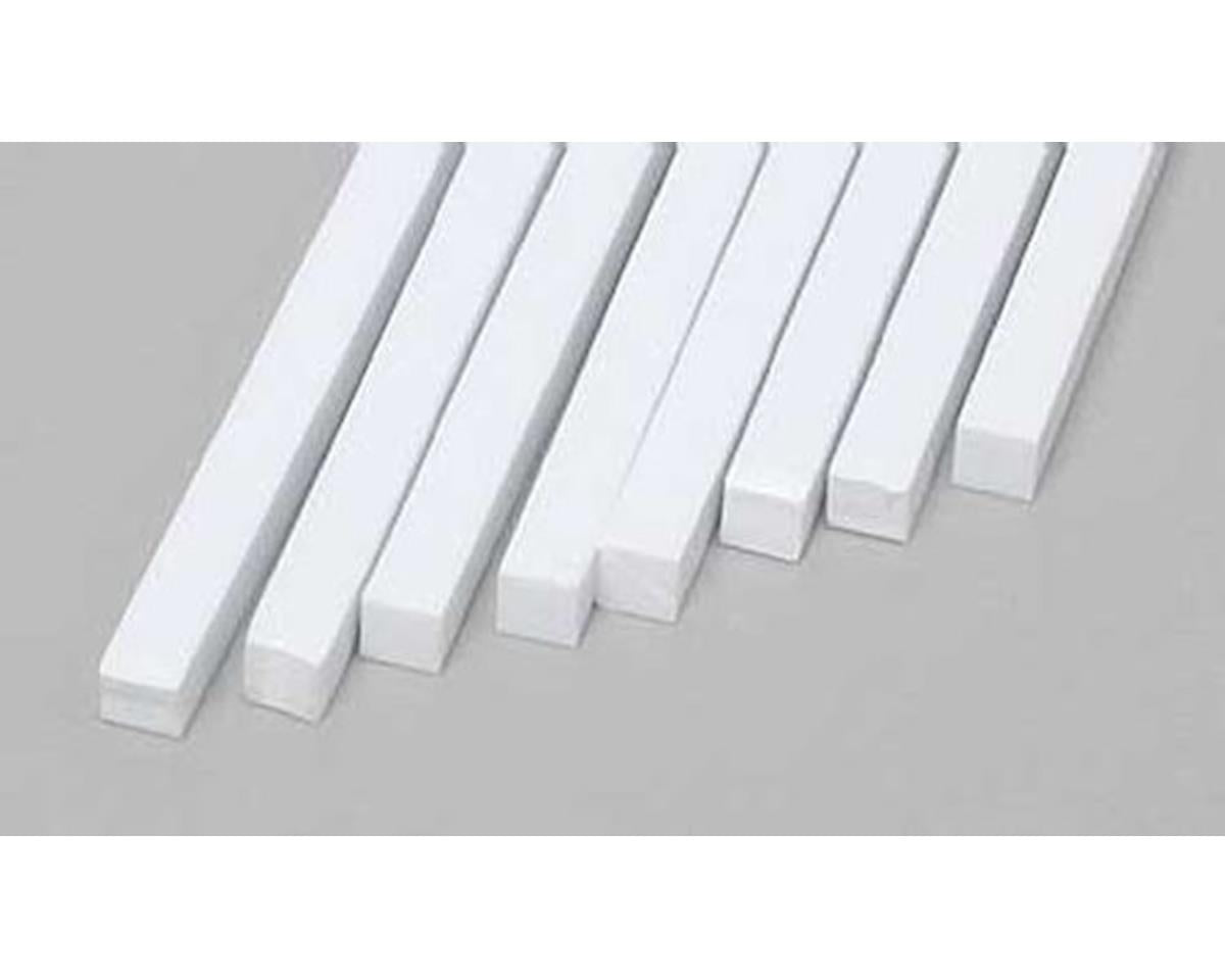 Evergreen Styrene Strip .100" Thick - 14" Long -- x .100" pkg(8)