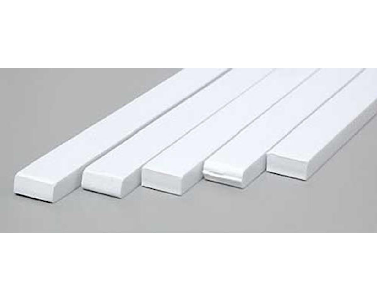 Evergreen Styrene Strip .125" Thick - 14" Long -- x .250" pkg(5)