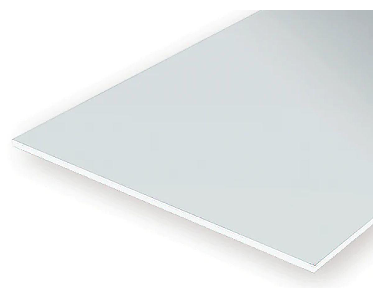 Evergreen 12 x 24" Clear Oriented Polystyrene Sheet -- .005" Thick