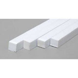 Evergreen Styrene Strip -- 3/16 x 3/16 pkg(4)