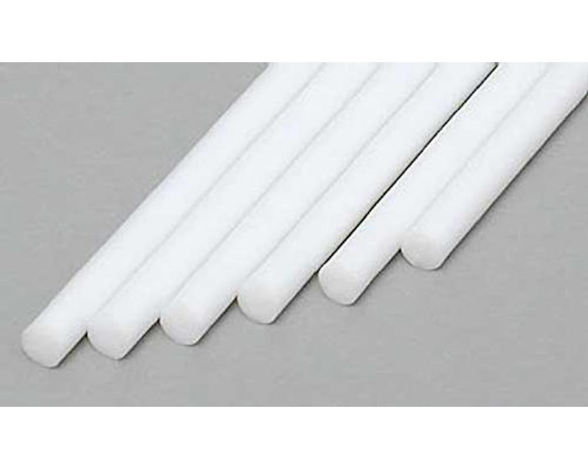 Evergreen Styrene Rod -- .080"  .20cm Diameter pkg(6)