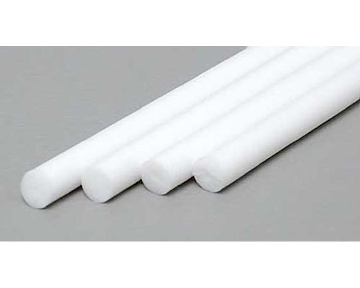 Evergreen Styrene Rod -- .125"  .32cm Diameter pkg(4)