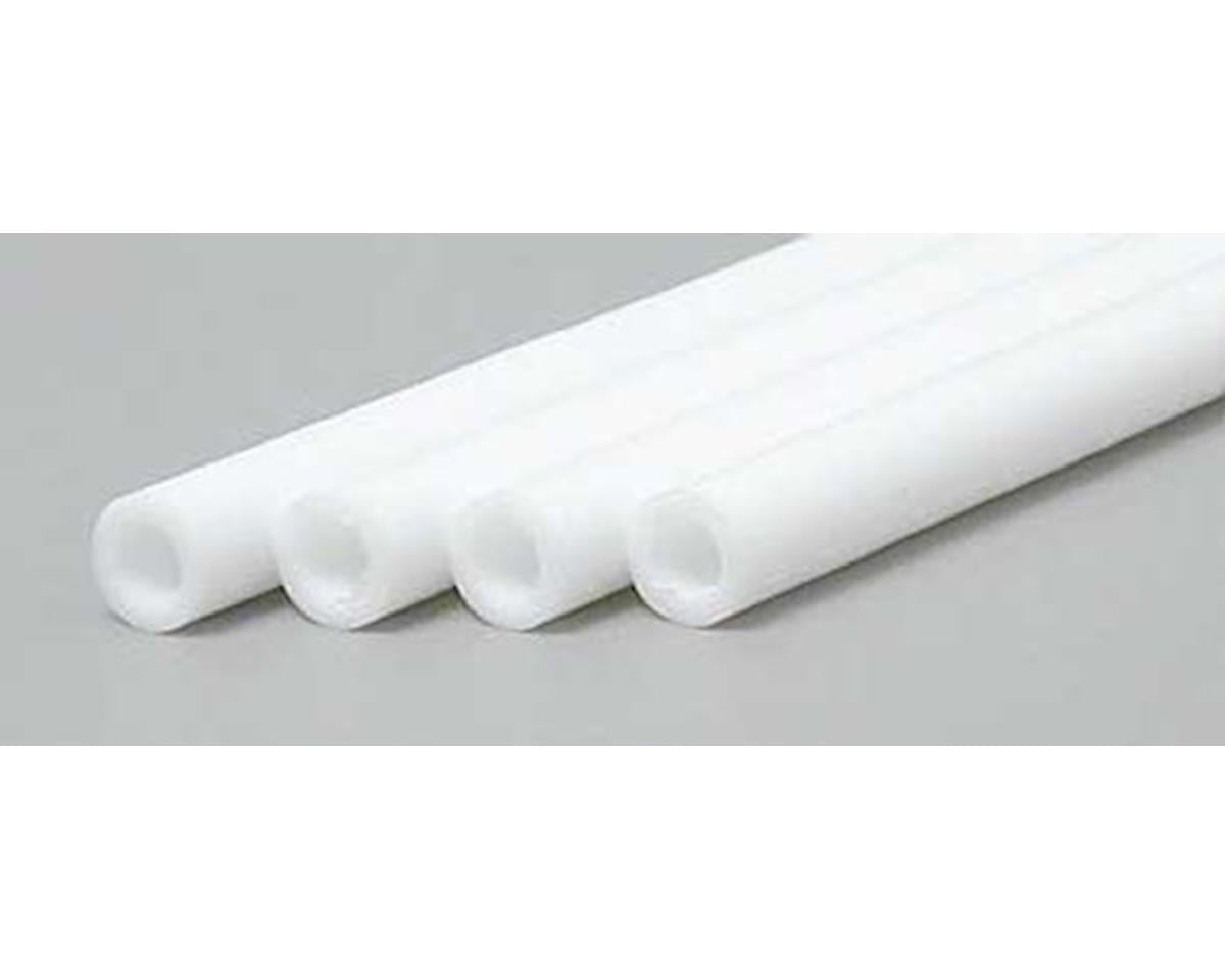 Evergreen Styrene Tube -- .156"  .40cm Diameter pkg(4)