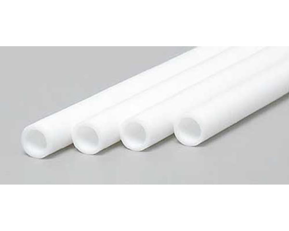 Evergreen Styrene Tube -- .187"  .47cm Diameter pkg(4)