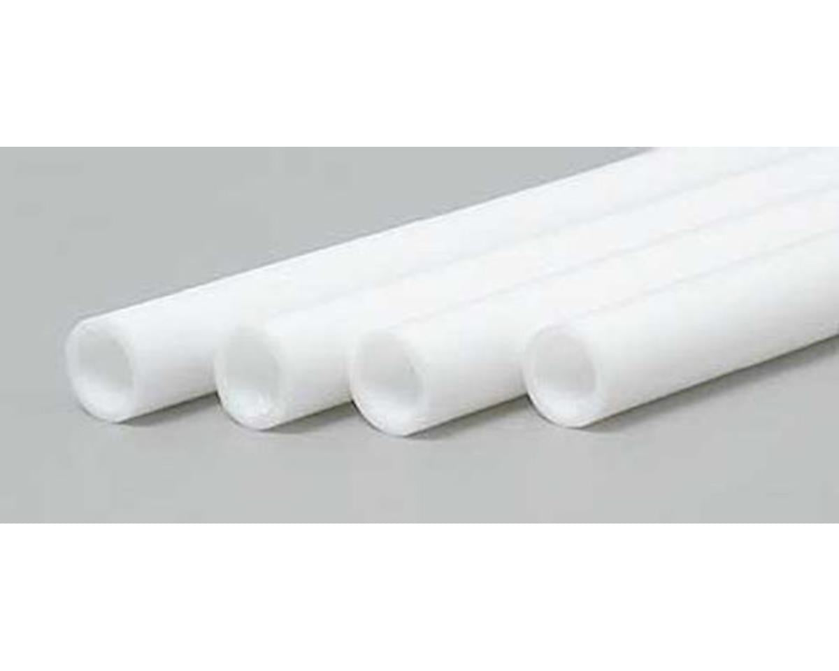 Evergreen Styrene Tube -- .219"  .56cm Diameter pkg(3)