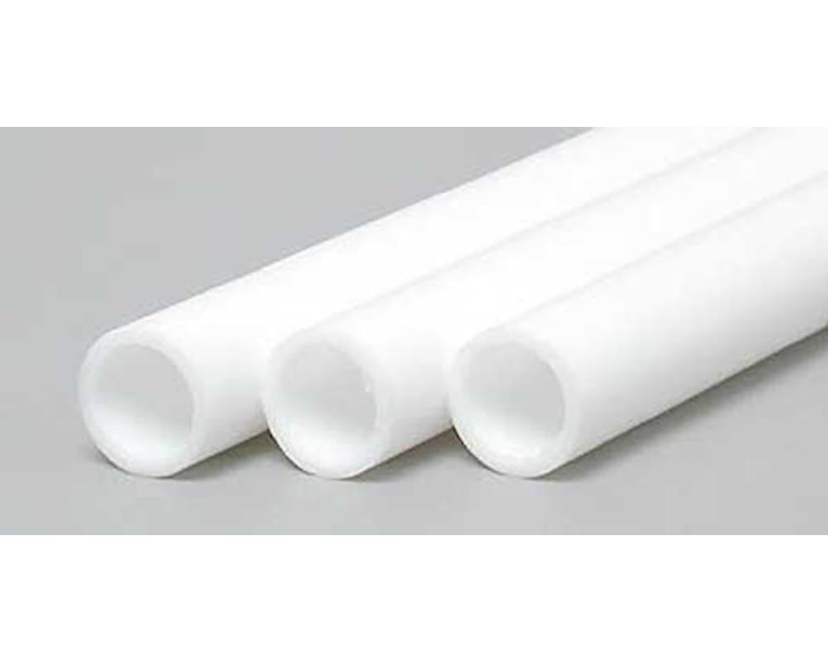 Evergreen Styrene Tube -- .281"  .71cm Diameter pkg(3)
