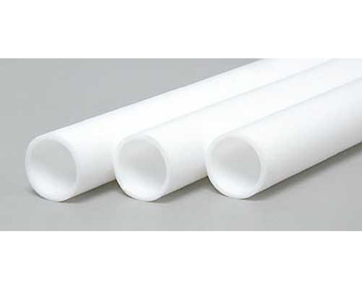 Evergreen Styrene Tube -- .344"  .87cm Diameter pkg(2)