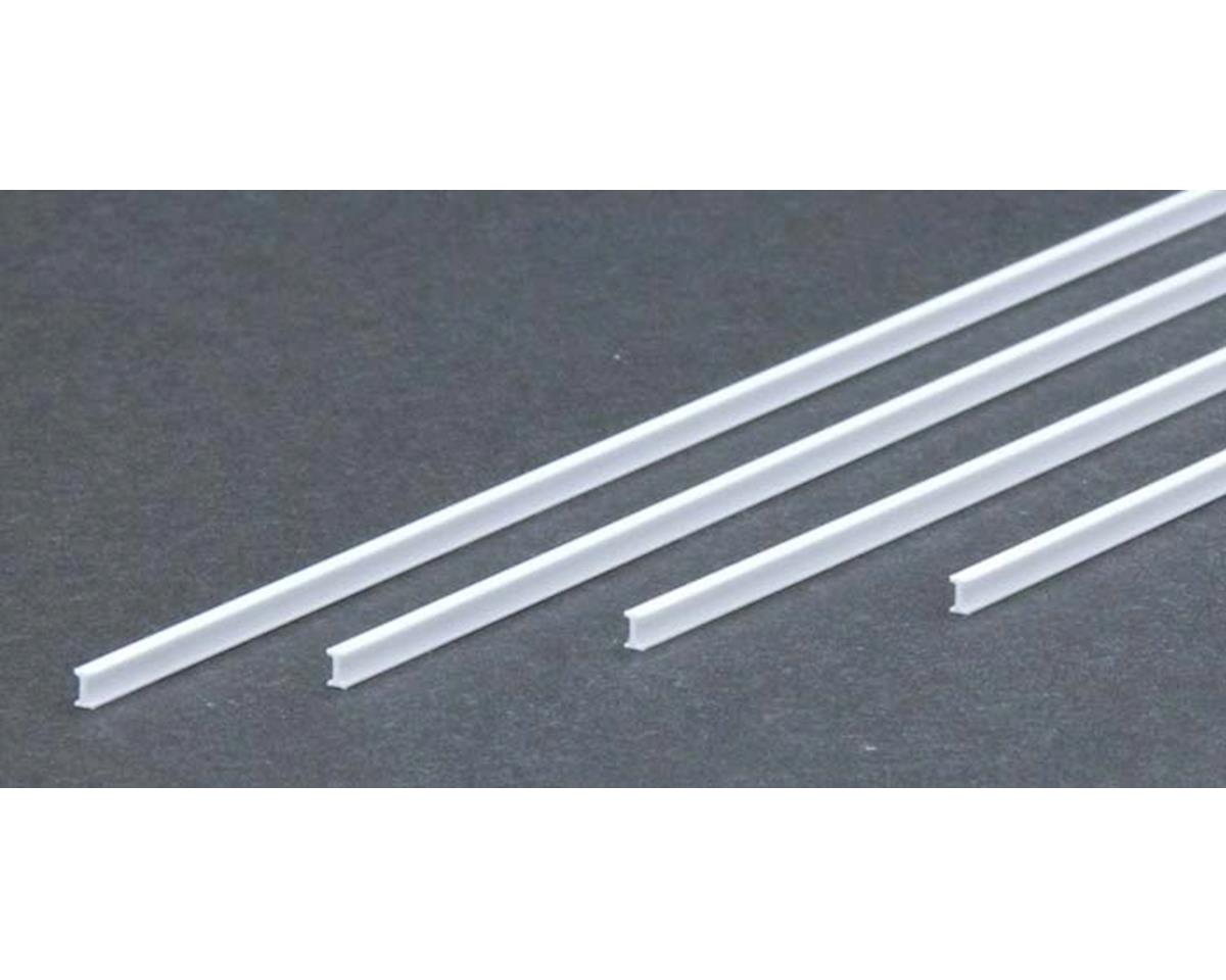 Evergreen 14" Styrene I-Beam -- .100" Tall; pkg(4)