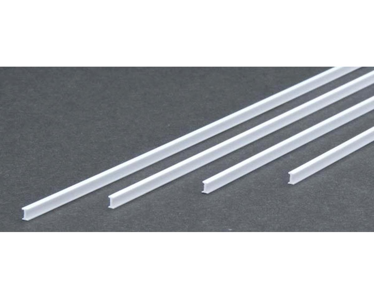 Evergreen 14" Styrene I-Beam -- .125" Tall; pkg(4)