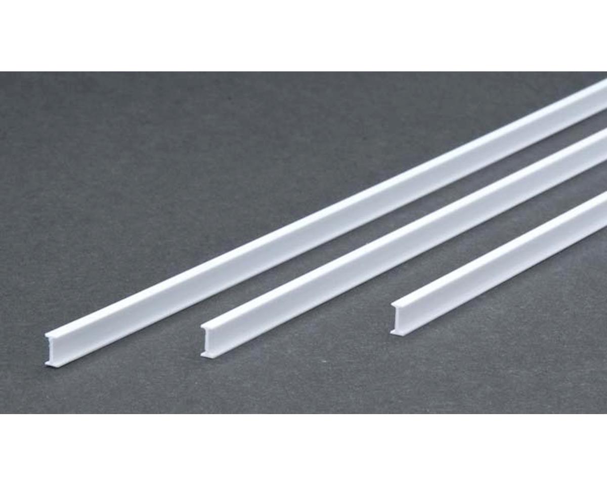 Evergreen 14" Styrene I-Beam -- .250" Tall; pkg(3)