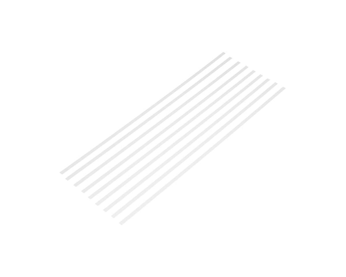 Evergreen Opaque White Styrene Strips .060" Thick, 24" Long -- .375" Wide pkg(9)