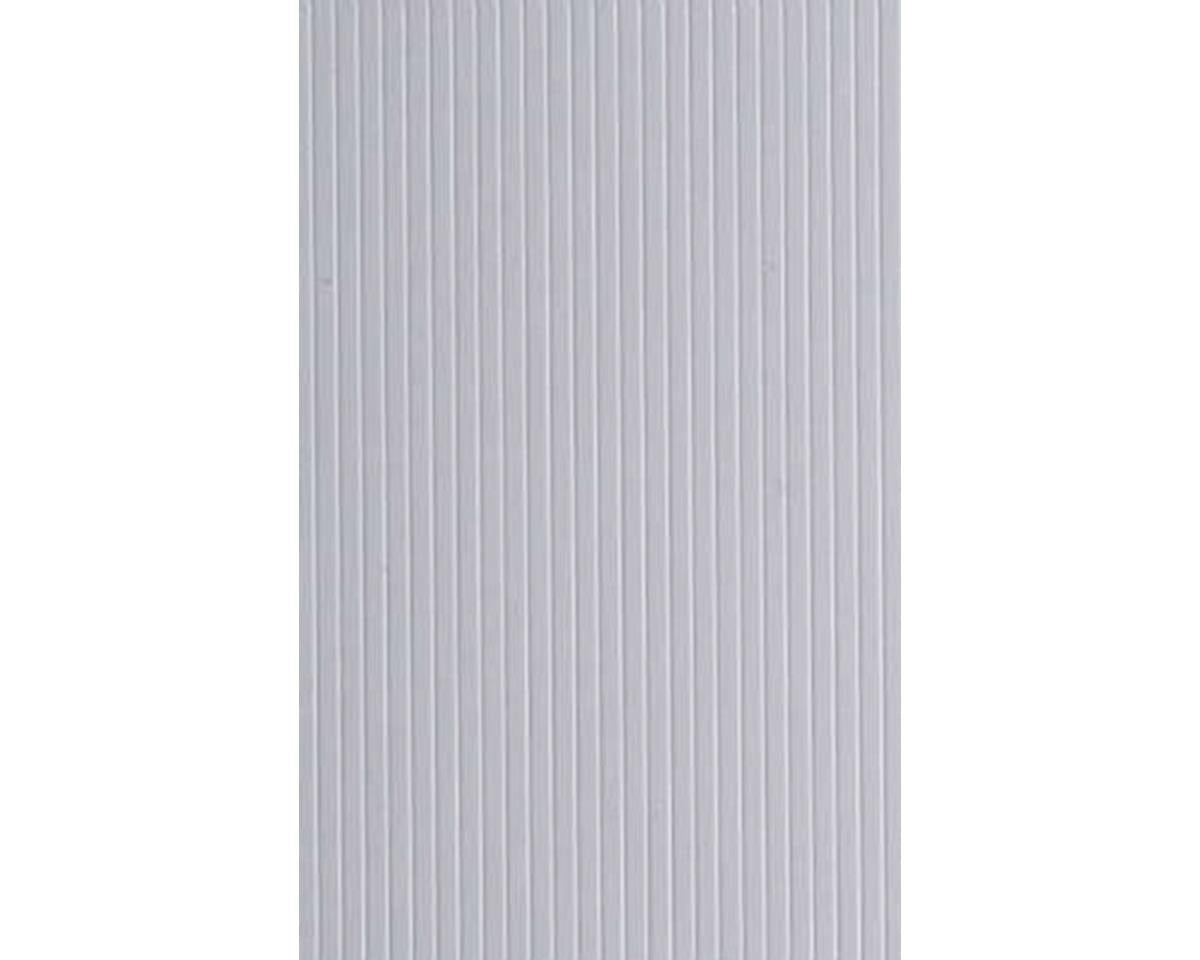 Evergreen 6 x 12" Styrene Siding Sheet, V-Groove .040" Thick -- .060" Spacing