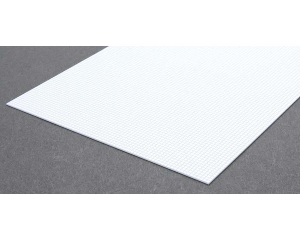 Evergreen Styrene Square Tile - .040 x 6 x 12"  .1 x 15.2 x 30.5cm -- 1/12"  .21cm Square