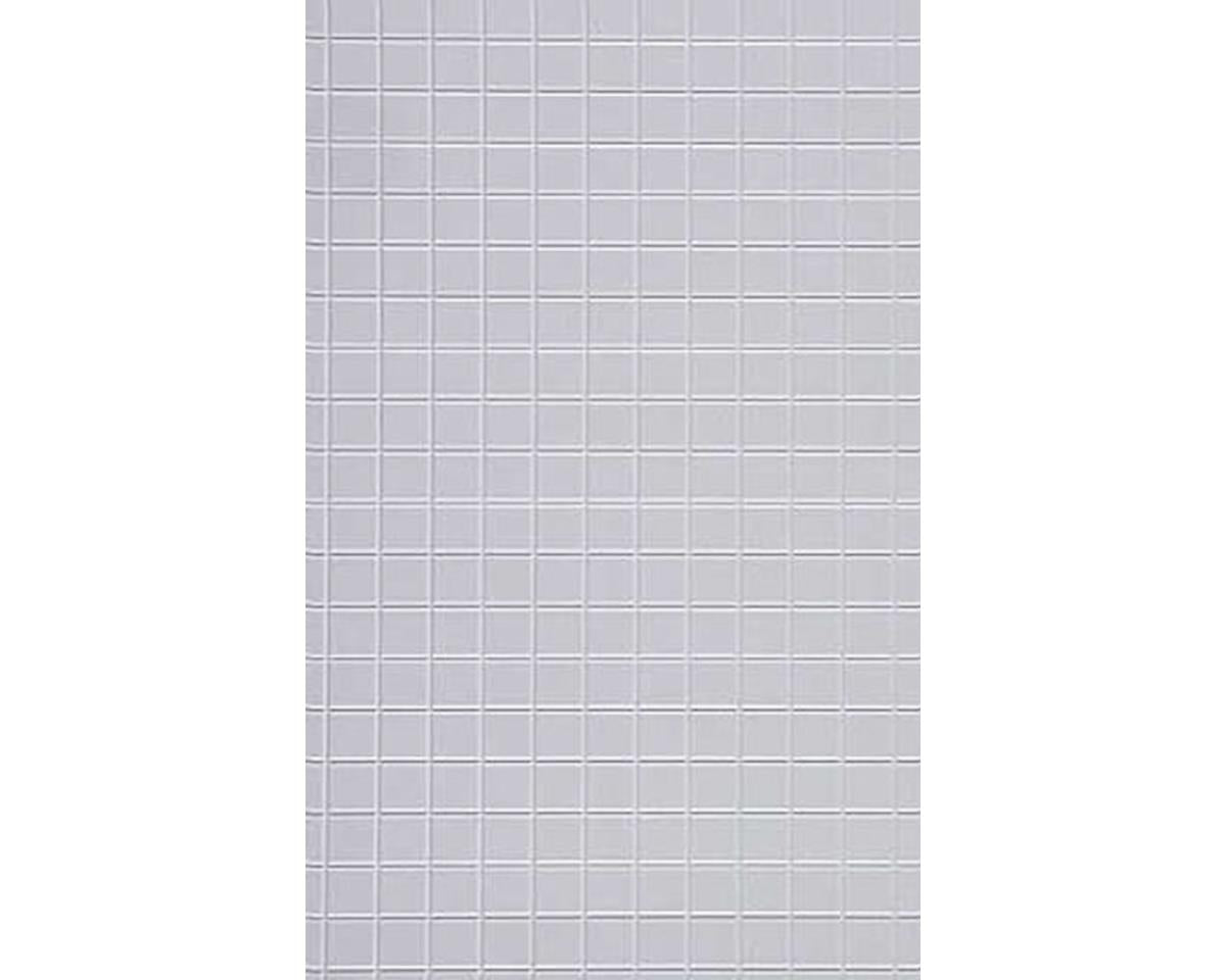 Evergreen Styrene Square Tile - .040 x 6 x 12"  .1 x 15.2 x 30.5cm -- 1/4"  .64cm Square