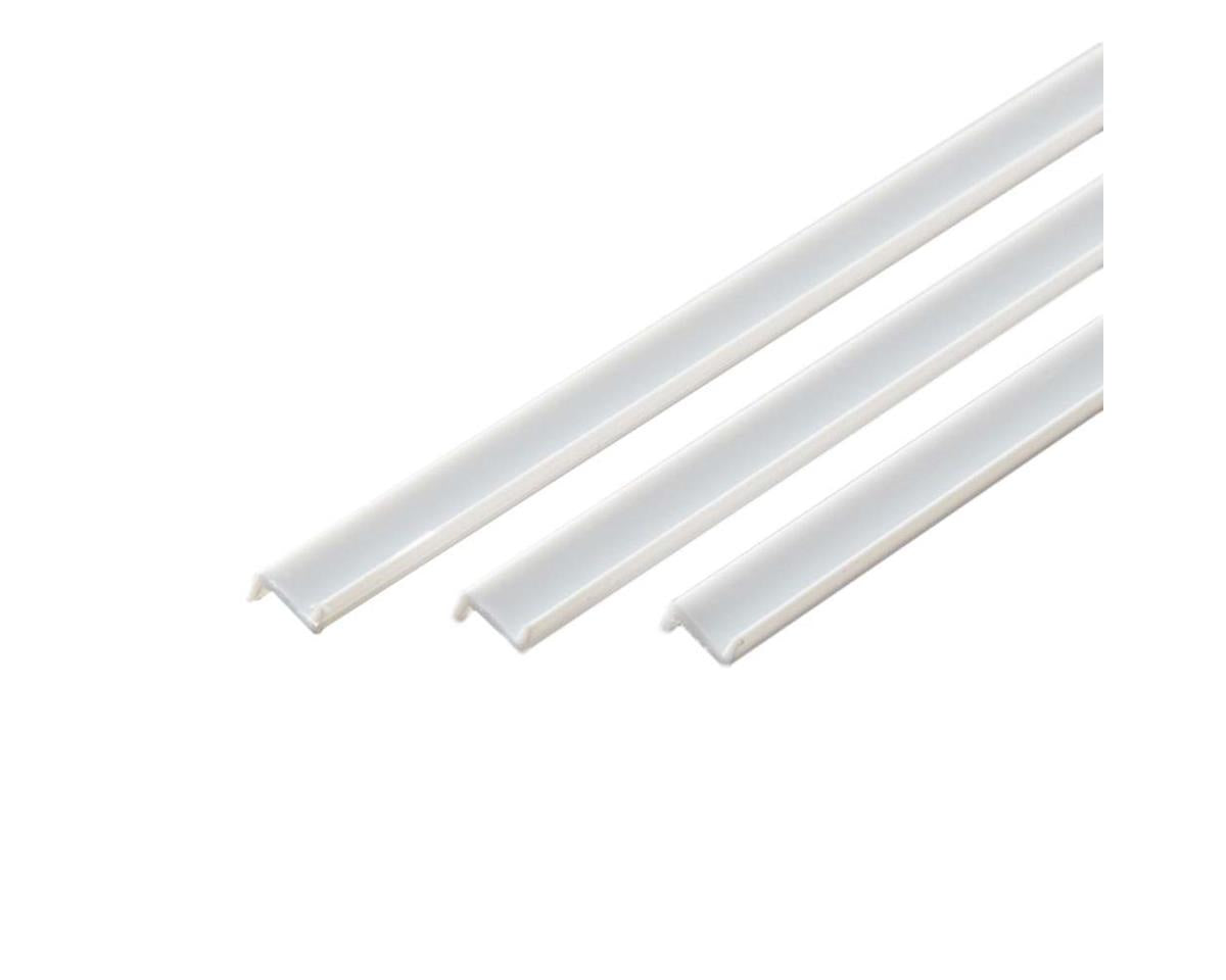 Evergreen Z Channel Styrene Strips 14"  35cm -- .156"  4mm pkg(3)