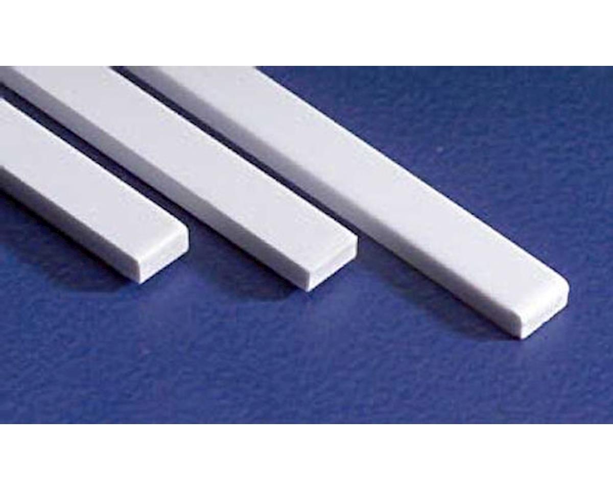 Evergreen HO Scale Styrene Strip pkg(10) -- 4 x 12"