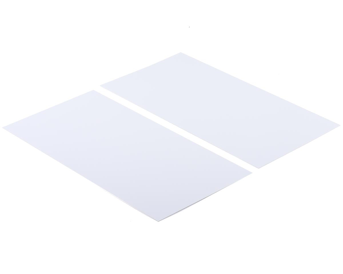 Evergreen Styrene Sheet Plain - 6 x 12"  15.2 x 30.5cm -- .040"  .10cm pkg(2)