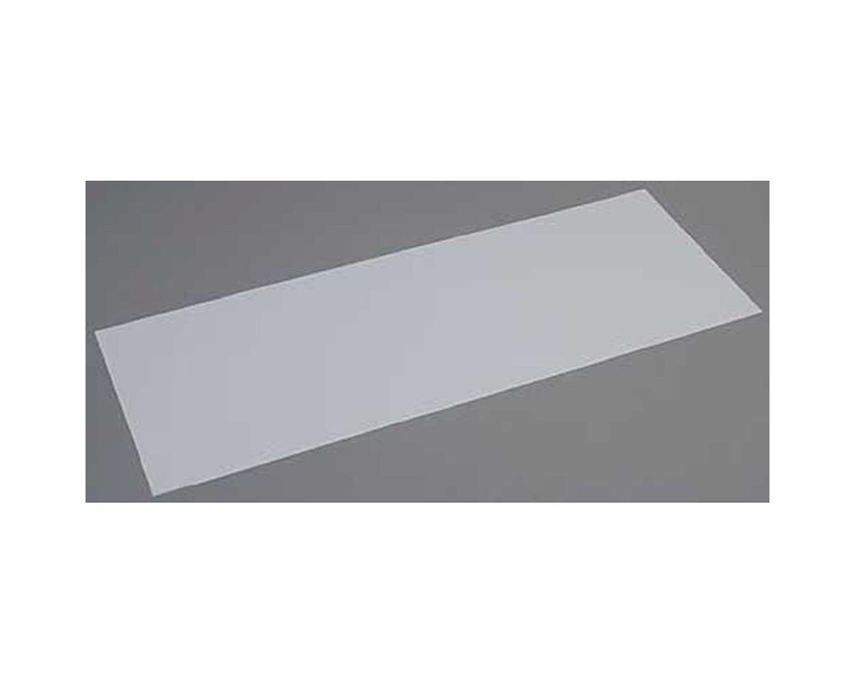 Evergreen Styrene Sheet - White - 8 x 21"  20.3 x 53.3cm -- .125"  .32cm