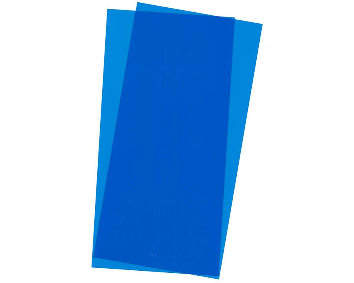 Evergreen Transpartent Sheets pkg(2) - .010 x 6 x 12"  .025 x 15.2 x 30.5cm -- Blue
