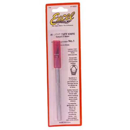 Excel Light Duty Knife with Safety Cap - EXL16001
