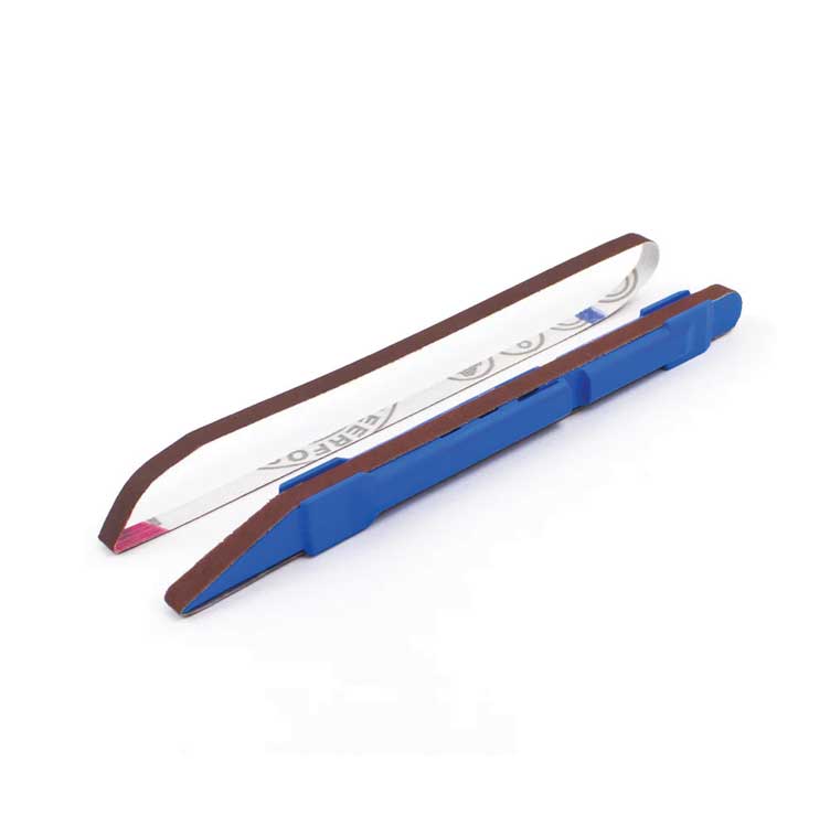 Excel 55721 Sanding Stick with 2 Belts -- 80 Grit (blue)