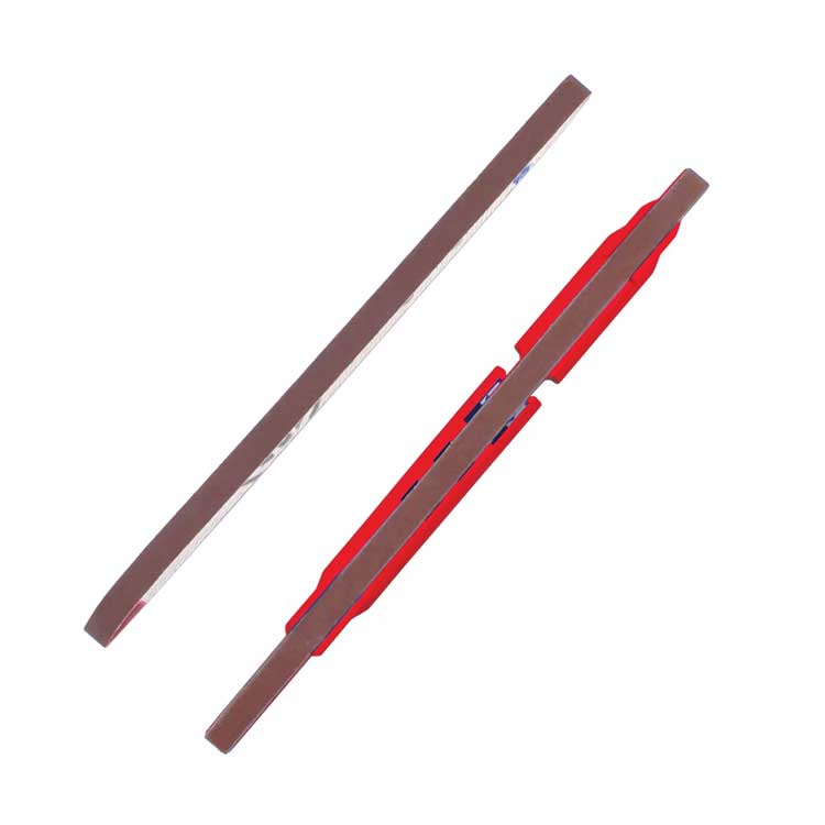 Excel 55722 Sanding Stick with 2 Belts -- 120 Grit (red)