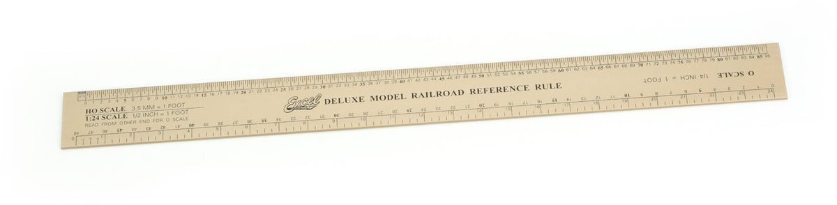 Model Railroad Reference Ruler Excel Deluxe Model Railroad Ruler - Aluminum - EXL55778 – Hiawatha ...