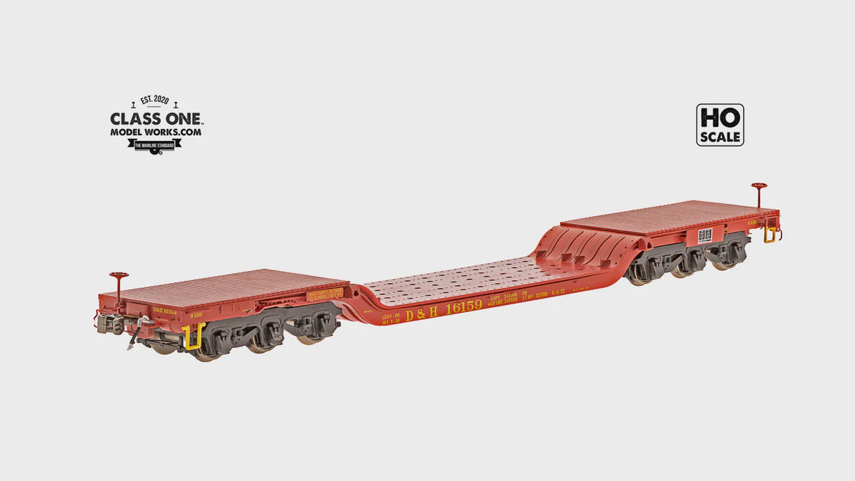 GSC Heavy Duty Flatcar - Delaware & Hudson #16159