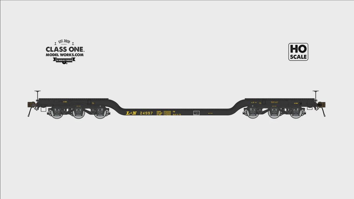 GSC Heavy Duty Flatcar - Louisville & Nashville #24997