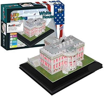 Buildream BD-L105 WHITE HOUSE W/LIGHT 56 - FFXBDL105
