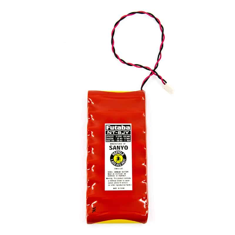Futaba 9.6V 600MAH NICD TRANSMITTER BATTERY - FUTFNT-8JY