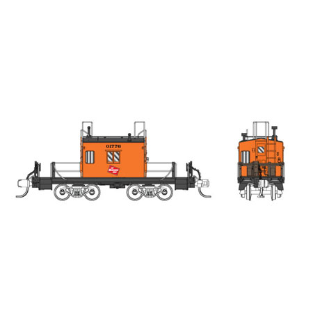 Fox Valley Models N TRANSFER CAB MILW/LOGO #1740 - FVM91153