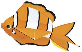 Gayla 27"x18" Clown Fish 3-D Nylon Kite