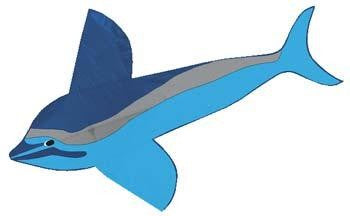 Gayla 72"x48" Spotted Dolphin Nylon Kite