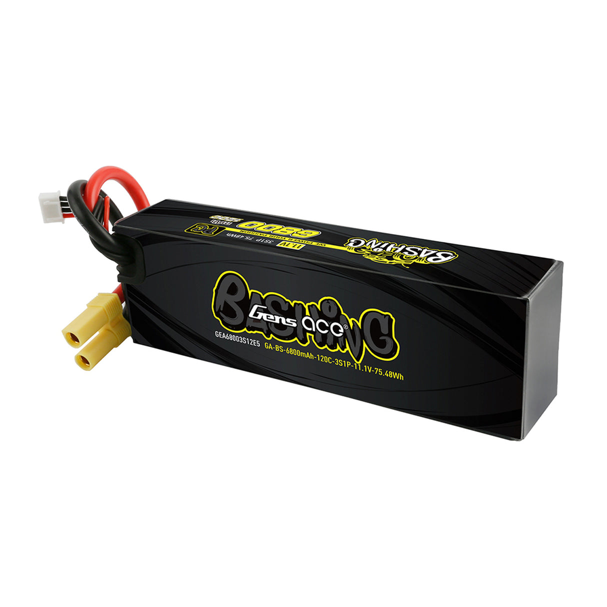 Gens Ace 11.1V 6800mAh 3S 120C Lipo: EC5 - GEA68003S12E5
