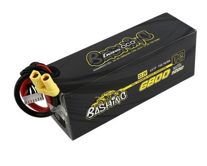 Gens Ace 22.2V 6800mAh 6S 120C Lipo: EC5 - GEA68006S12E5